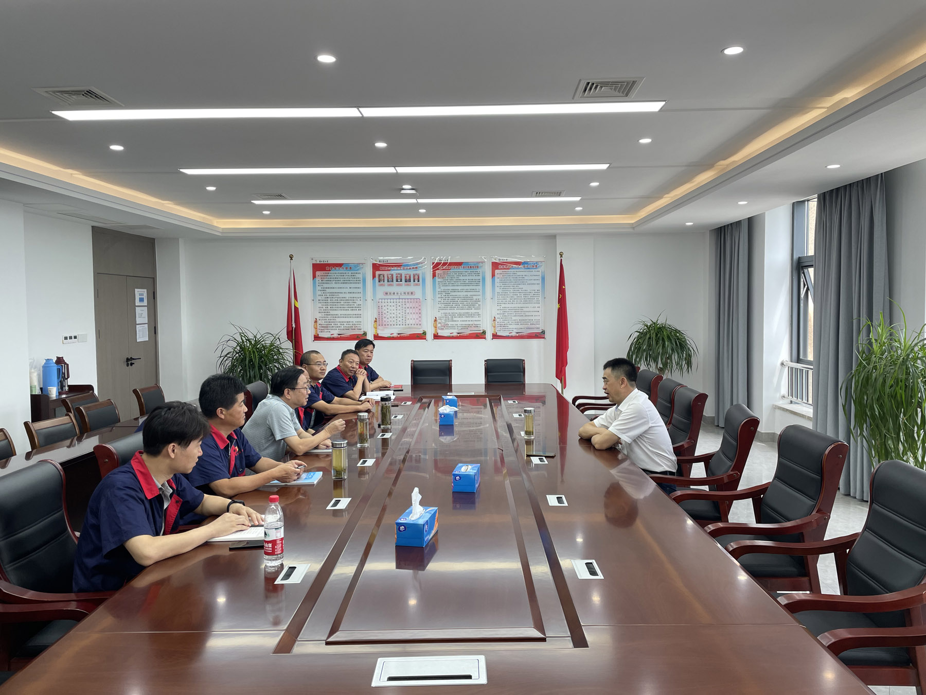 集團(tuán)公司黨委委員、總工程師周俊到公司調(diào)研 